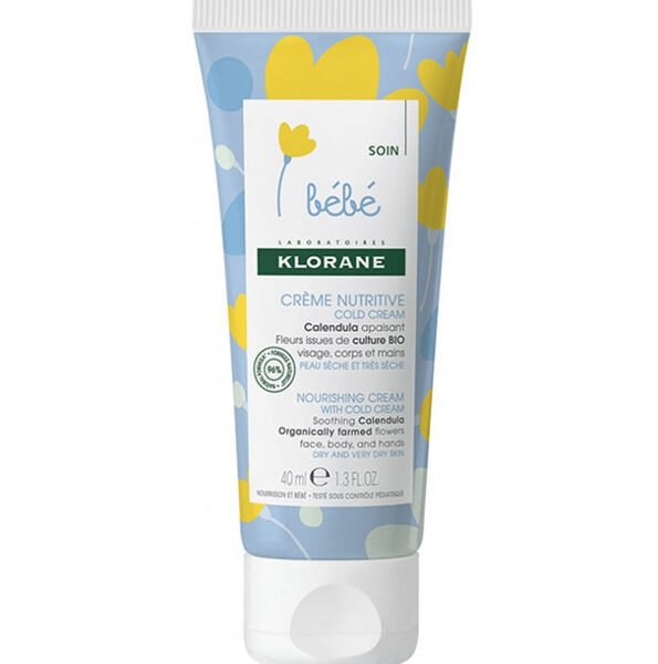 Klorane Bébé Crème Nutritive au Cold Cream – 40 ml