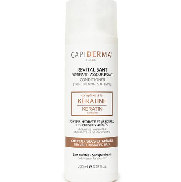 Capiderma – Revitalisant après shampoing à la Kératine – 200 ml