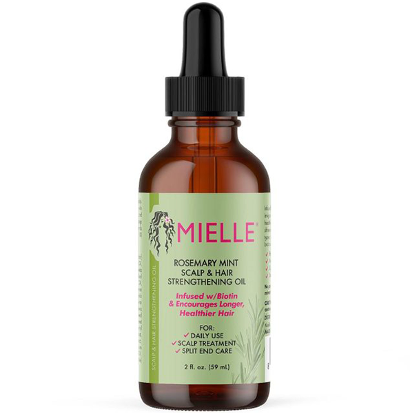 MIELLE HUILE FORTIFIANTE ROMARIN MENTHE CUIR CHEVELU ET CHEVEUX HUILE FORTIFIANTE 59ML
