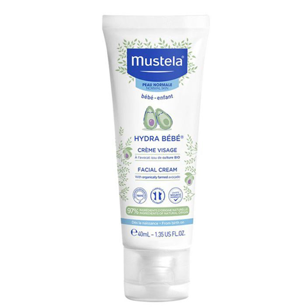 MUSTELA Hydra Bébé Crème Visage 40ML