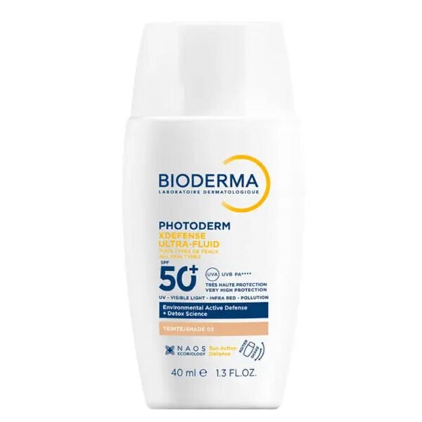 BIODERMA PHOTODERM XDEFENSE ULTRA FLUID SPF 50+ TEINTE 02 40ML