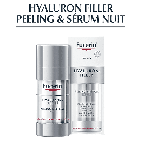 Eucerin – Hyaluron-Filler Peeling & Sérum Nuit – 30 ml