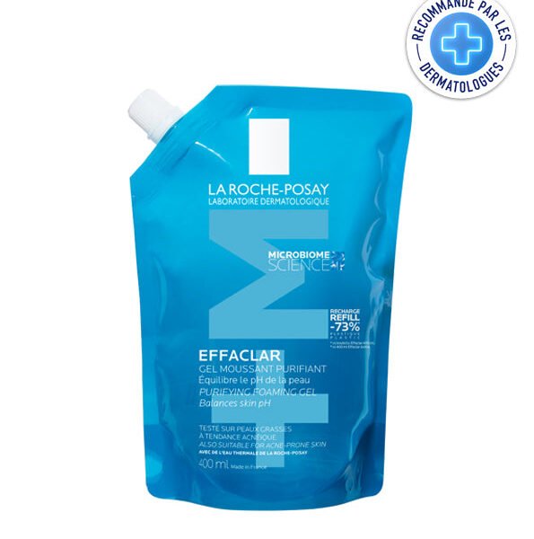 La Roche-Posay Effaclar Gel moussant purifiant - Éco-recharge 400ml