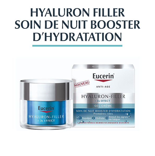 EUCERIN HYALURON-FILLER nuit booster d'hydratation 50ml