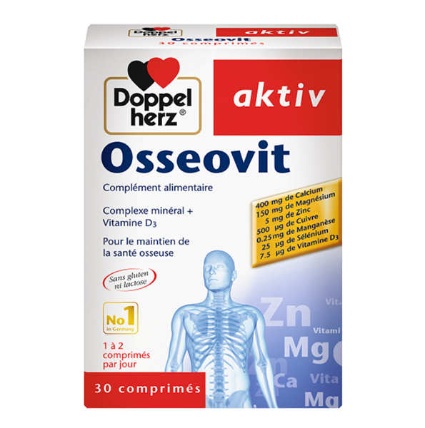 Doppel Herz Aktiv Osseovit 30 Comprimes