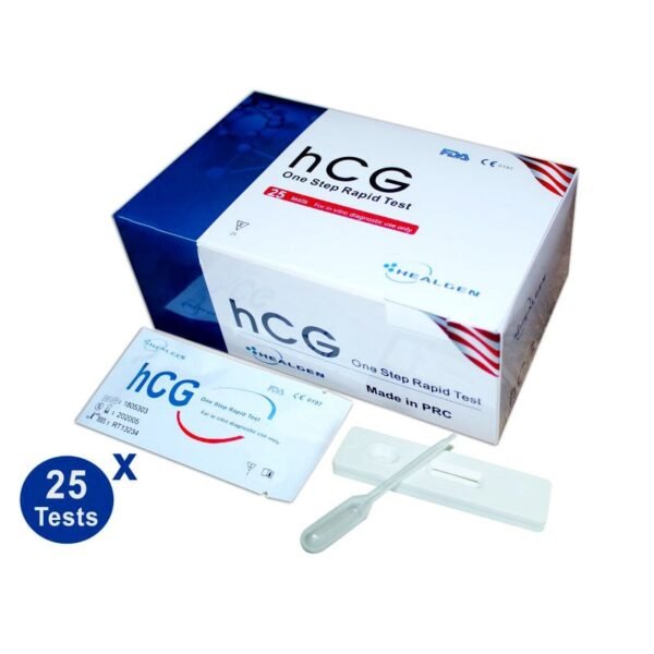 TESTE DE GROSSESE HCG BTE DE 25 UNITES
