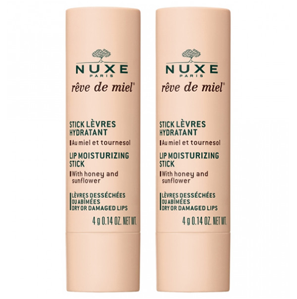 NUXE RÊVE DE MIEL STICK LÈVRES HYDRATANT MIEL TOURNESOL 2X4G