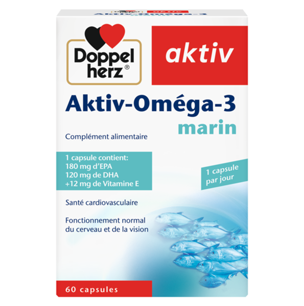 Doppel herz Aktiv Oméga-3 60Capsules